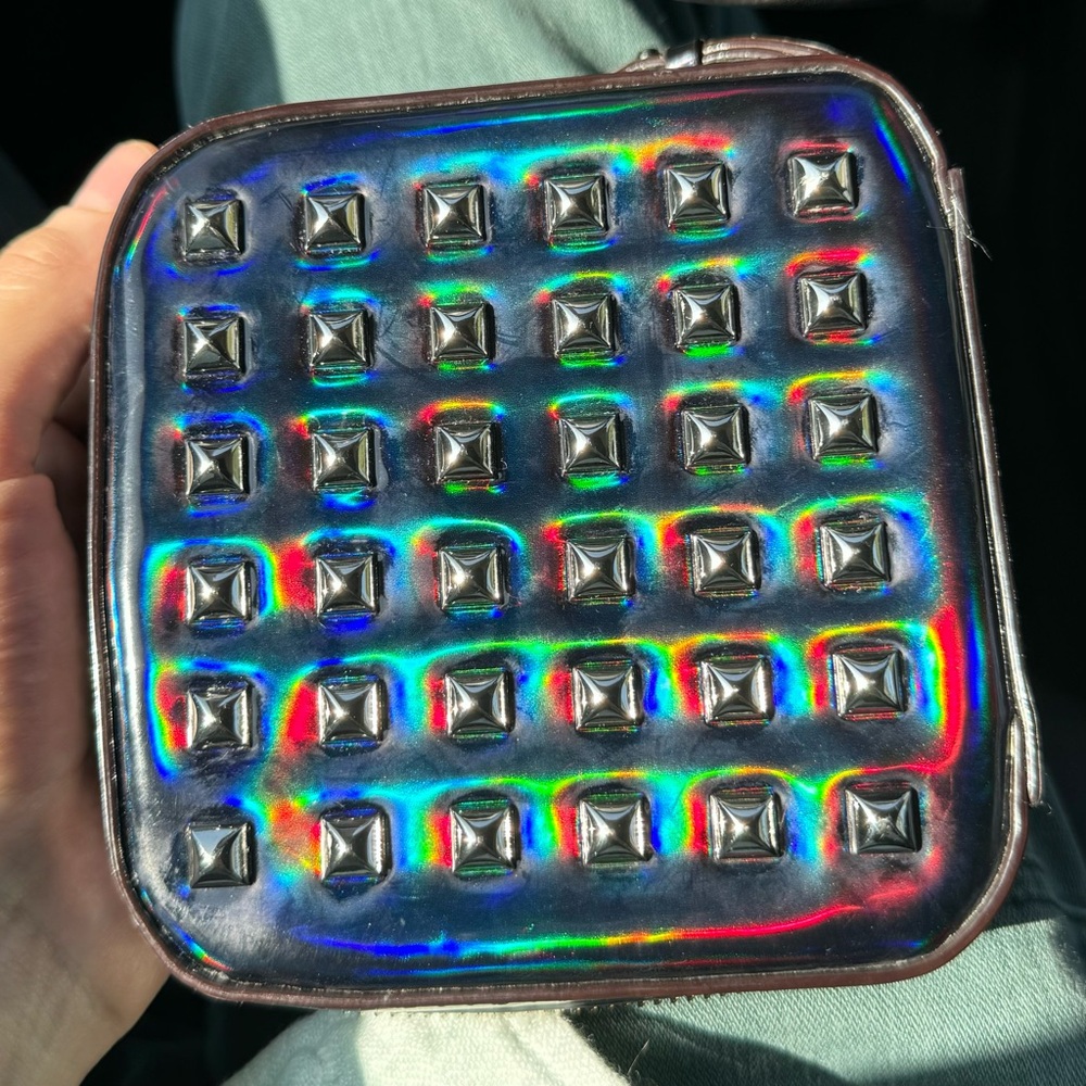Rebecca Minkhoff Rainbow Studded Wristlet 🌈🦋💪